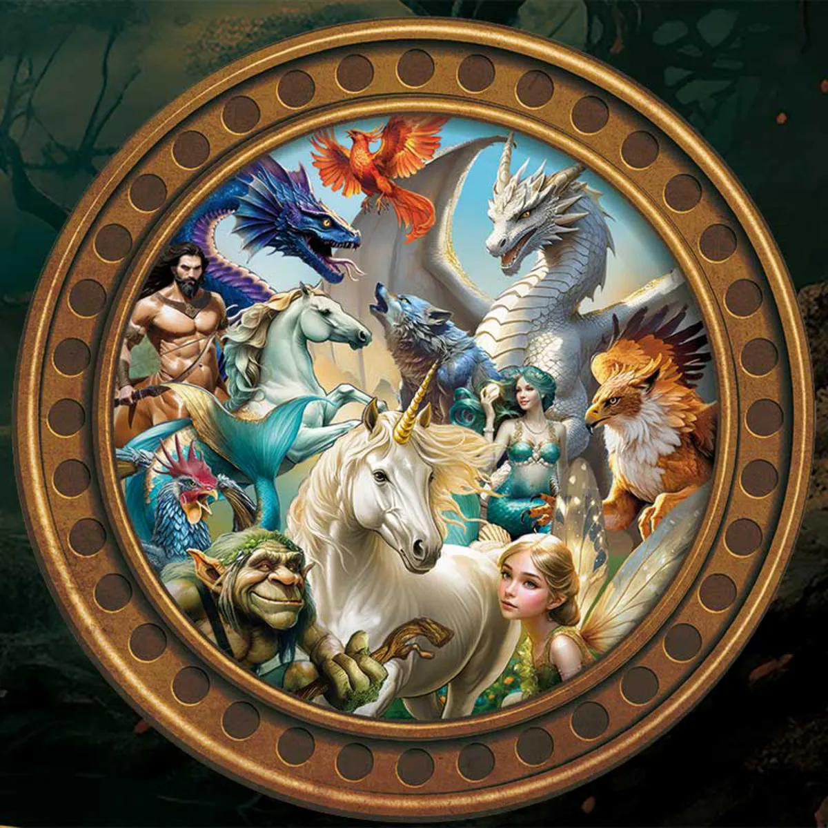 KeyVisual Fabelwesen dunkler Hintergrund