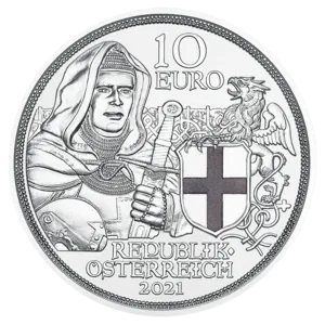 2021 10-Euro Silbermünze Brüderlichkeit Polierte Platte Avers