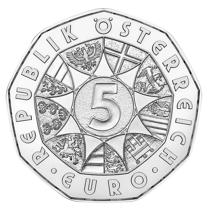 Neujahrsmünze 2024 „365 + 1 Tag Glück“ in Silber