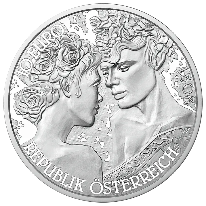 10 Euro Silbermünze Die Rose