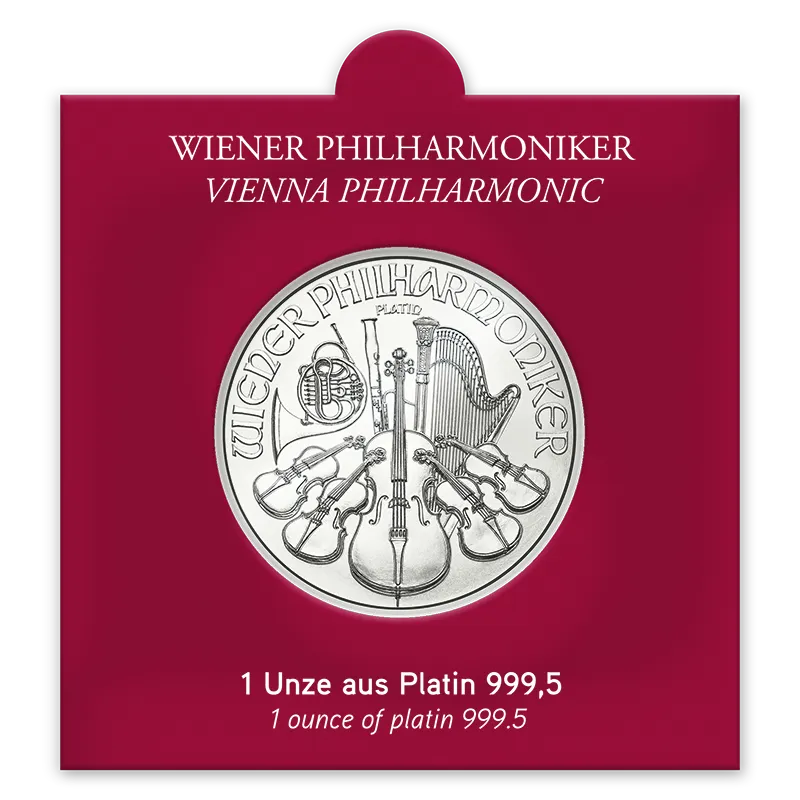 Sichtfenster Philharmoniker Platin 1 Unze AV