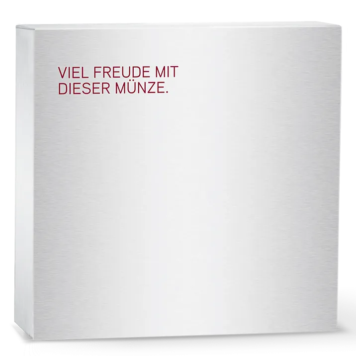 Gift packaging back view German