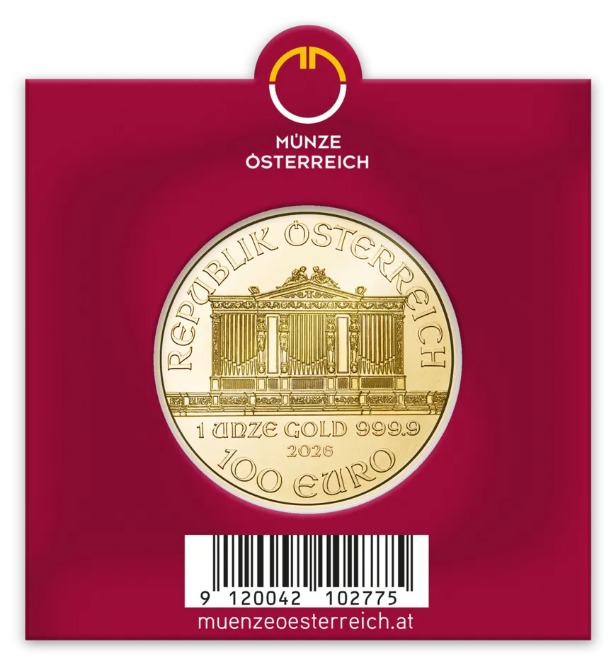 Sichtfenster Philharmoniker Gold 1 Unze RV