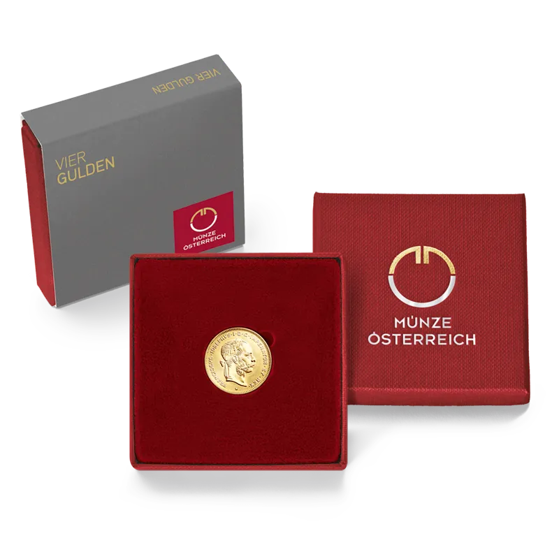 4 Gulden im Etui