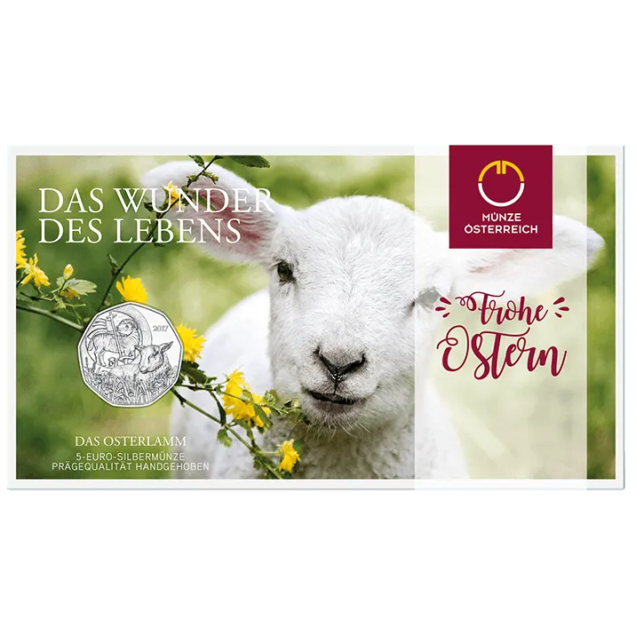5 Euro Osterlamm, Blisterverpackung