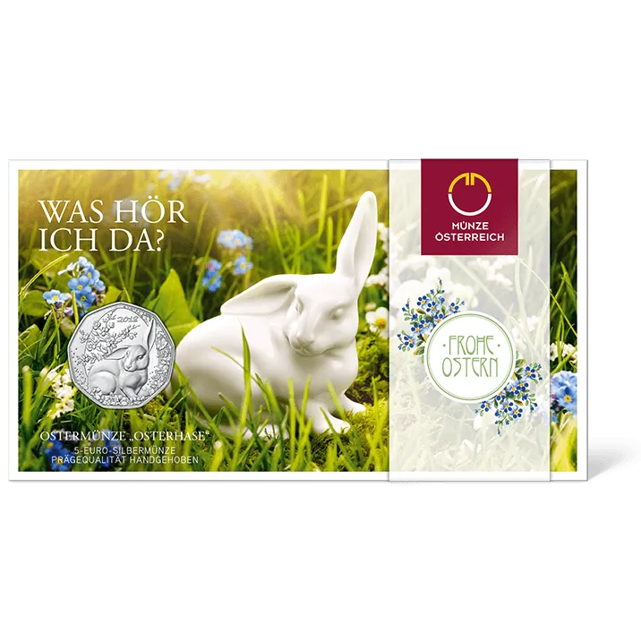 5-Euro Osterhase Blister