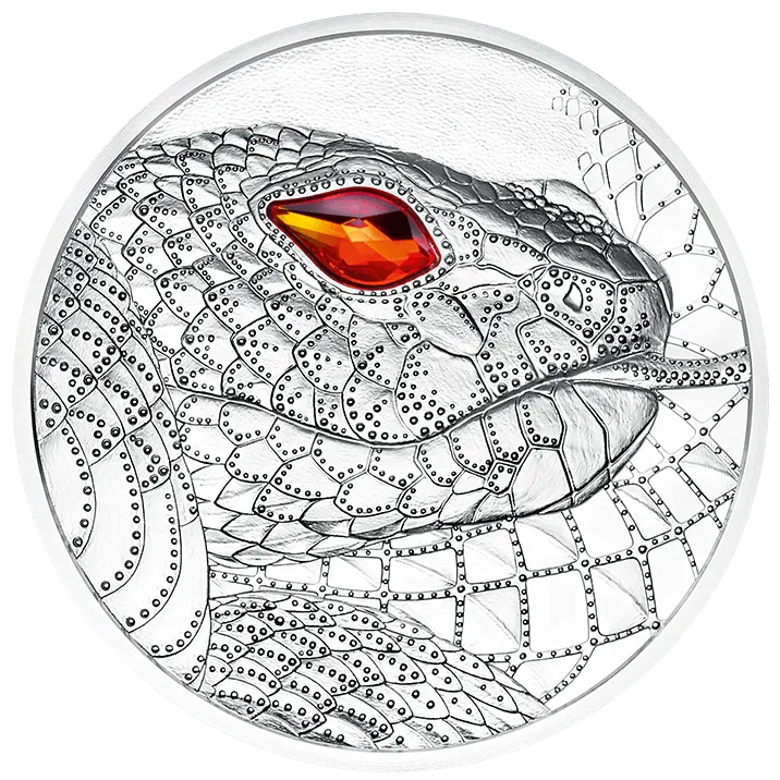 Silbermünze Australien - Schöpferkraft der Schlange