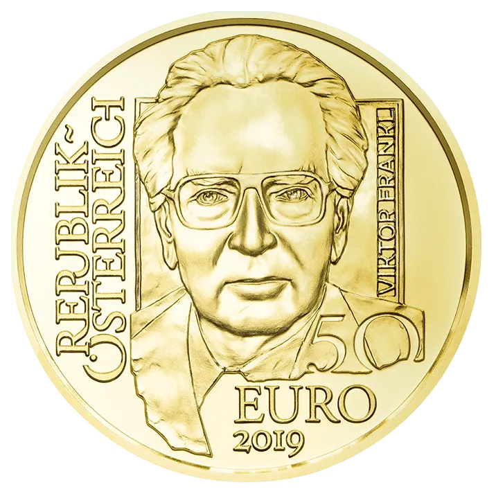 50 euro gold coin Viktor Frankl
