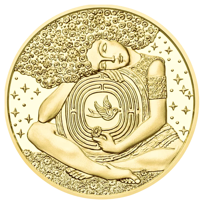 50 Euro Gold coin Viktor Frankl reverse