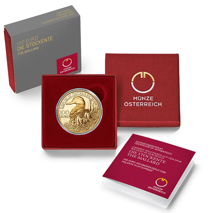 Die Stockente, verpackt