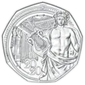 5 Euro Neujahrsmünze 2020 Silber Rückseite