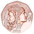 Neujahrsmünze 2021 Janus
