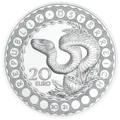 Silbermünze Australien - Schöpferkraft der Schlange