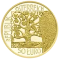 50-euro coin 2013 Klimt obverse