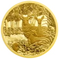 Gold Coin Red Deer