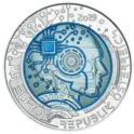 Silber Niob Münze Künstliche Intelligenz